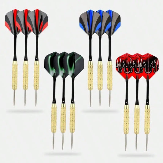 Steel Tip Darts Set 18 Grams15 Pack Steel Barrels