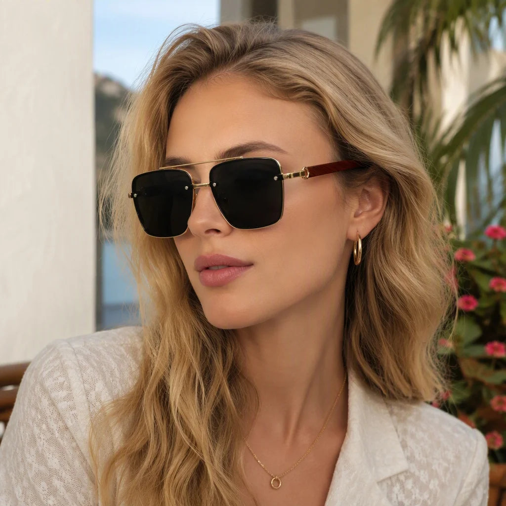 You elevate your everyday style instantly with these vintage-inspired square sunglasses designed to complement any face shape while keeping your eyes shielded from harsh glare.