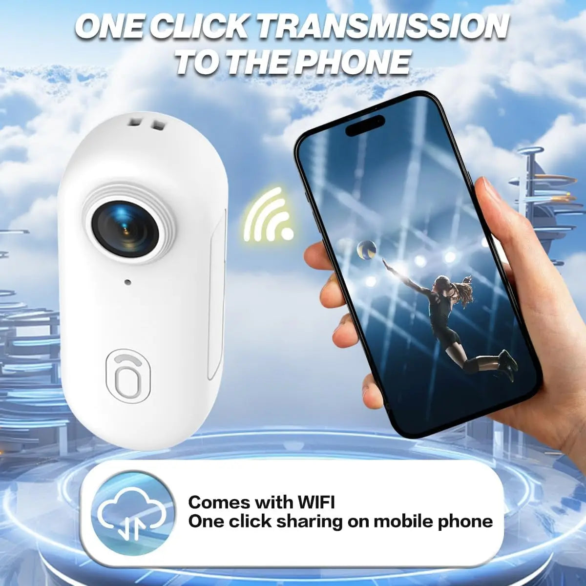 4K Hd Mini Body Camera Wearable Thumb Size Action Camera Anti-Shake Portable Pocket Cam Travel Motorcycle Cycling Vlog Recorder