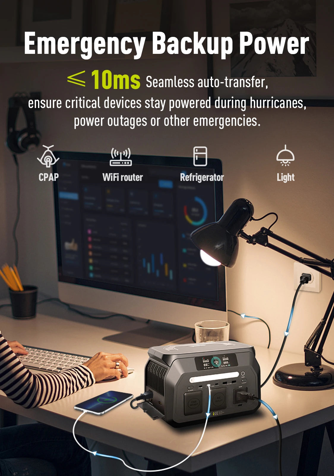 Transform your outdoor adventures with a portable power solution that fits easily in any gear bag.