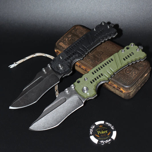 Wild Camping EDC Knife Stainless Steel Blade Ergonomic Handle