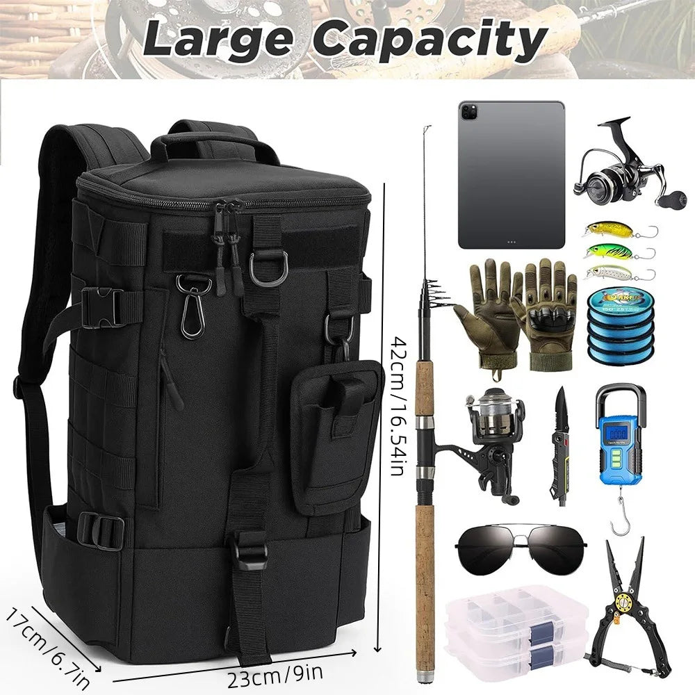 Sling Tackle Bag-Lightweight Fishing Backpack Storge Fishing Gear and Equipment,Gift for Men