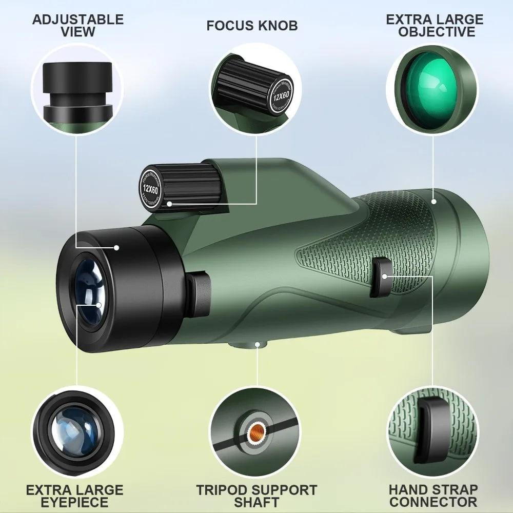 Experience faraway clarity in a palm-sized monocular you can pair with your phone.