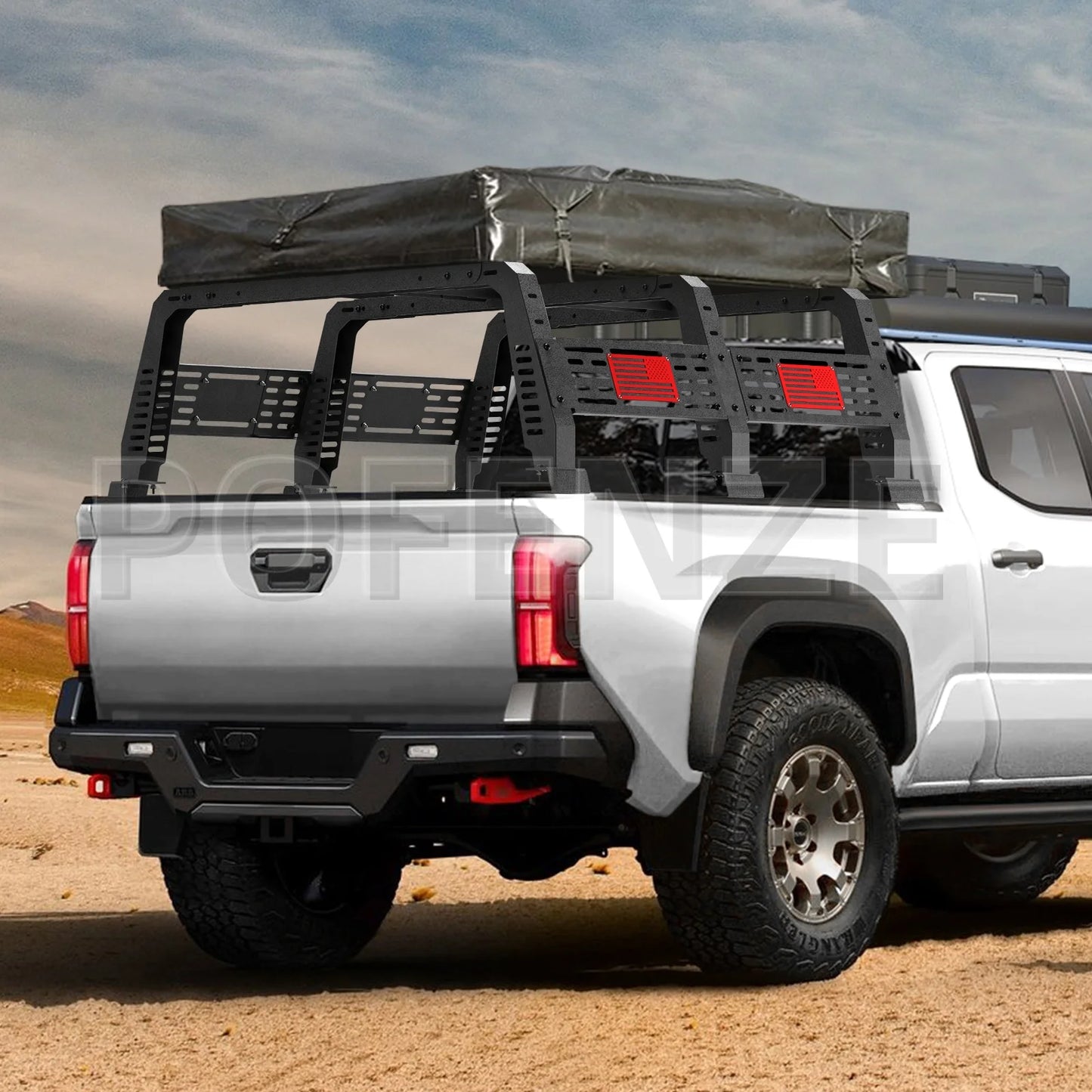 Truck Bed Rack for Full-Size Trucks Without Bed Rails Fit Dodge Ram 1500, Chevy Silverado 1500, Ford F-150, Toyota Tundra