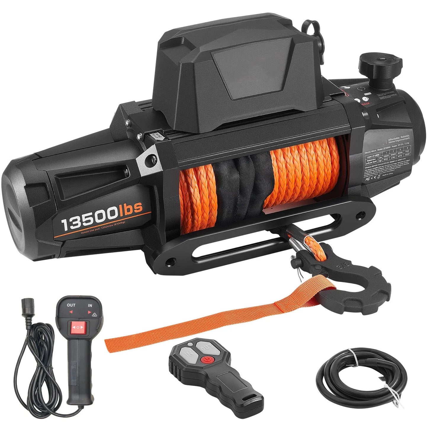 Take control of every rough trail with this powerful electric winch that brings vehicles back from mud and sand.