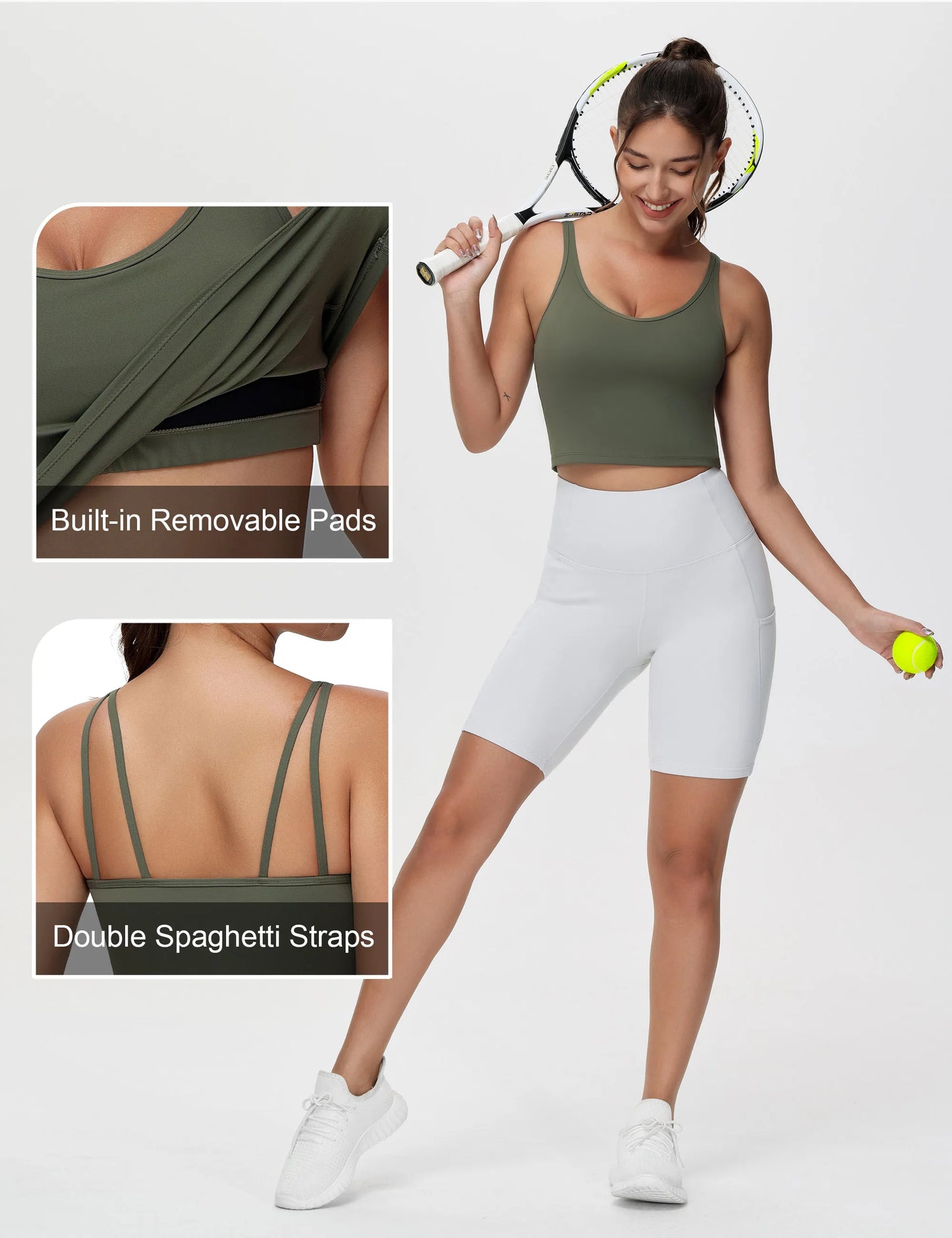 Transform your workout routine with this longline sports bra that offers sleek support without underwires.