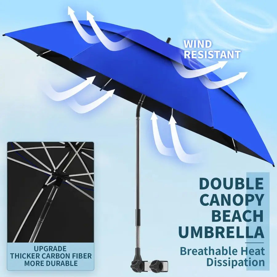 Shade that moves with your day, keeping you cool from sunup to sundown, whether you're at the beach, park, or campsite.
