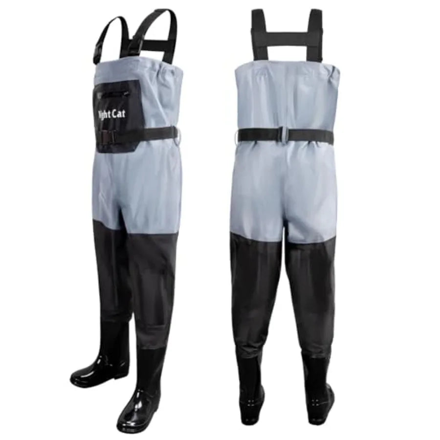 Youth Waterproof Chest Fishing Waders With Boots for Boys and Girls