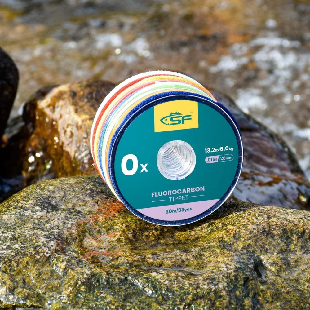 Fluorocarbon Tippet Line Fly Fishing Leaders Trout 75M 100M 0X-7X Clear Strong Abrasion Resistant