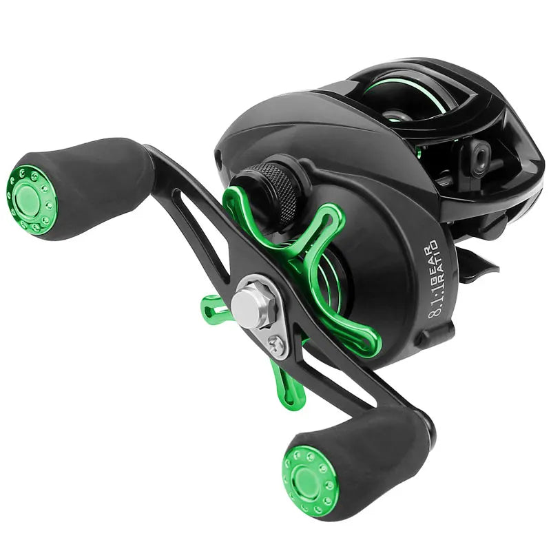 Linnhue Baitcasting Reel BS2000 12 Plus 1BB 8To1 Gear Ratio 8 Kg Drag Freshwater