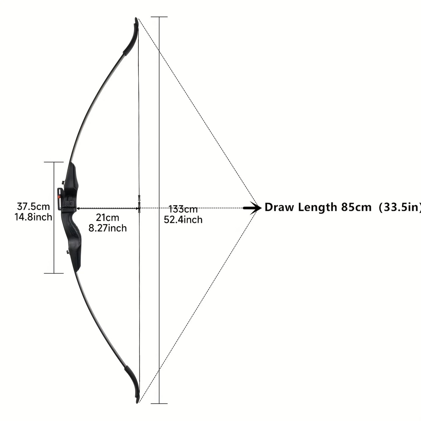 30lbs Recurve Bow Archery Bows Set for Adults Right Hands Bow Suitable for Beginner Teenagers Outdoor Hunting Target Practice