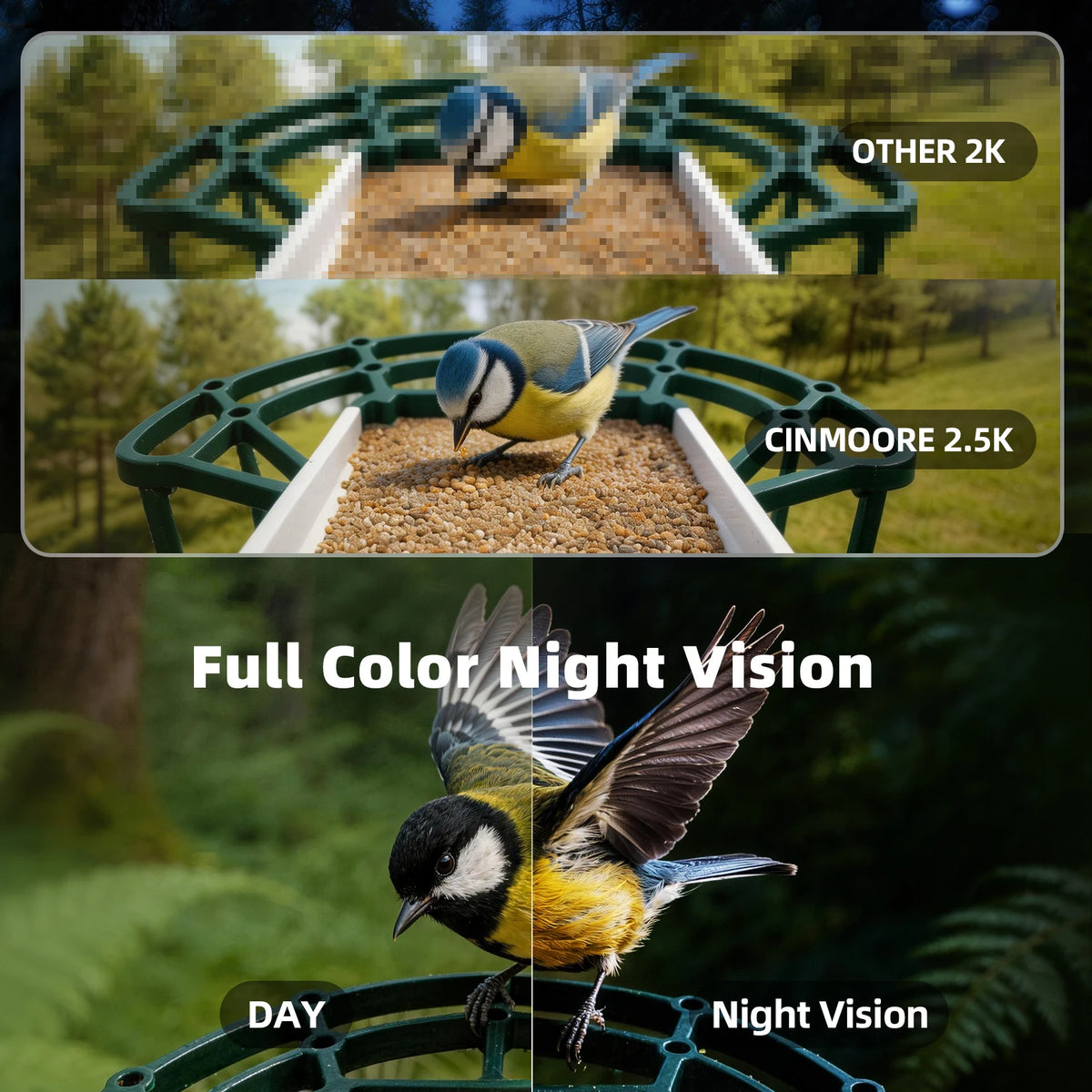 Capture every wingbeat and feather detail with this solar-powered smart bird feeder camera designed to bring nature directly to your screen.