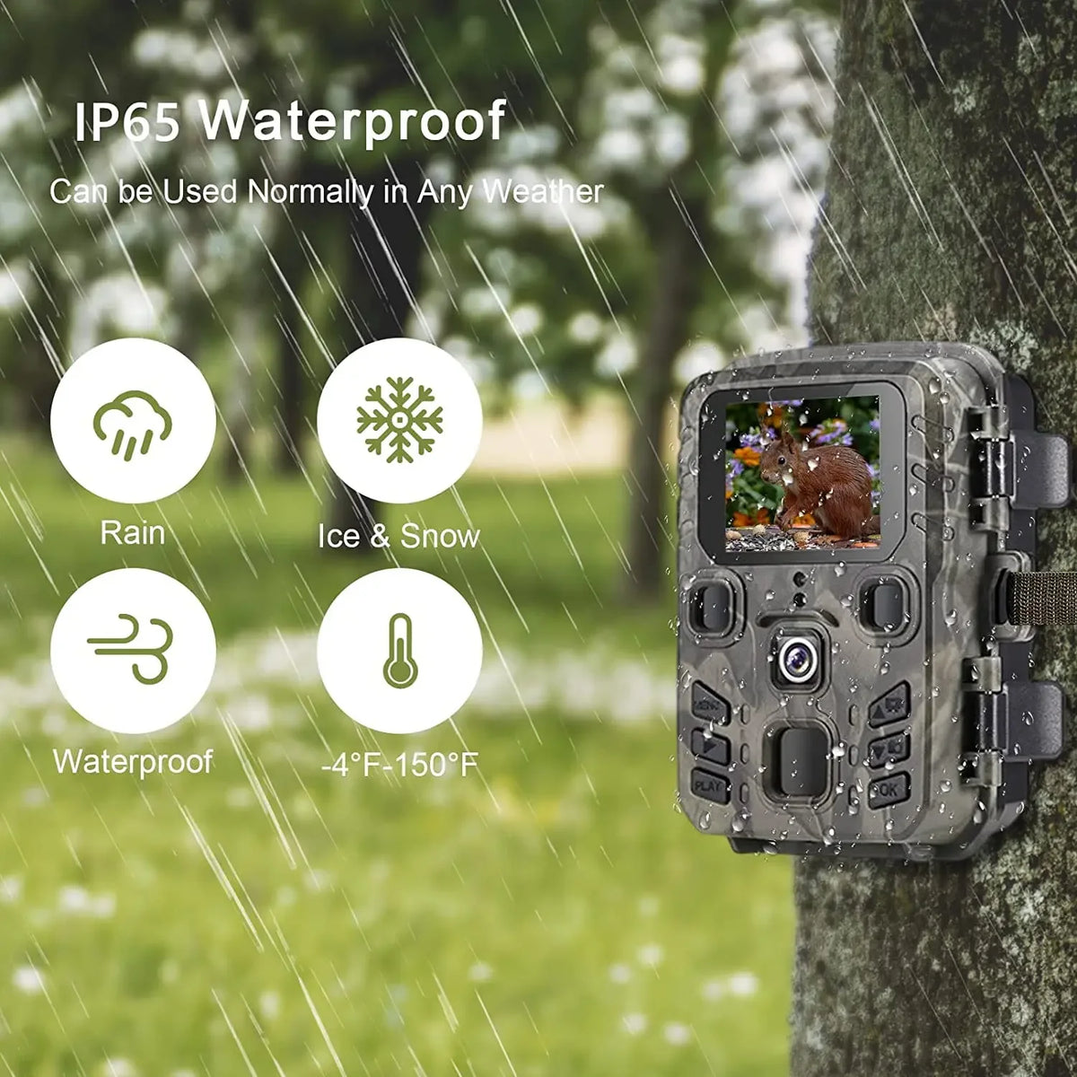 Capture stunning wildlife moments with this compact trail camera carefully engineered to keep you connected to nature.