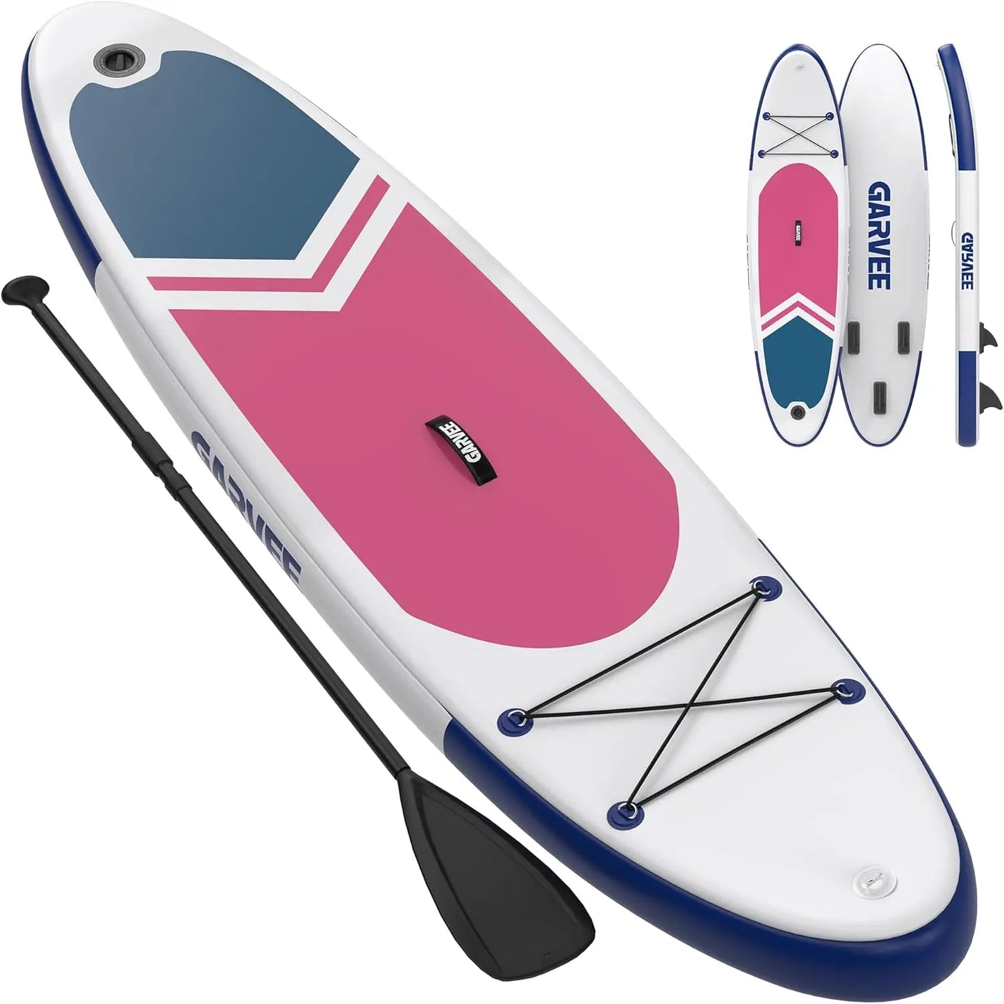 Inflatable Paddle Board for Adult, 10.6ft x 32"/ 11ft x 34" Extra Wide Inflatable Stand Up Paddle Board with Kits, for Sea Lakes
