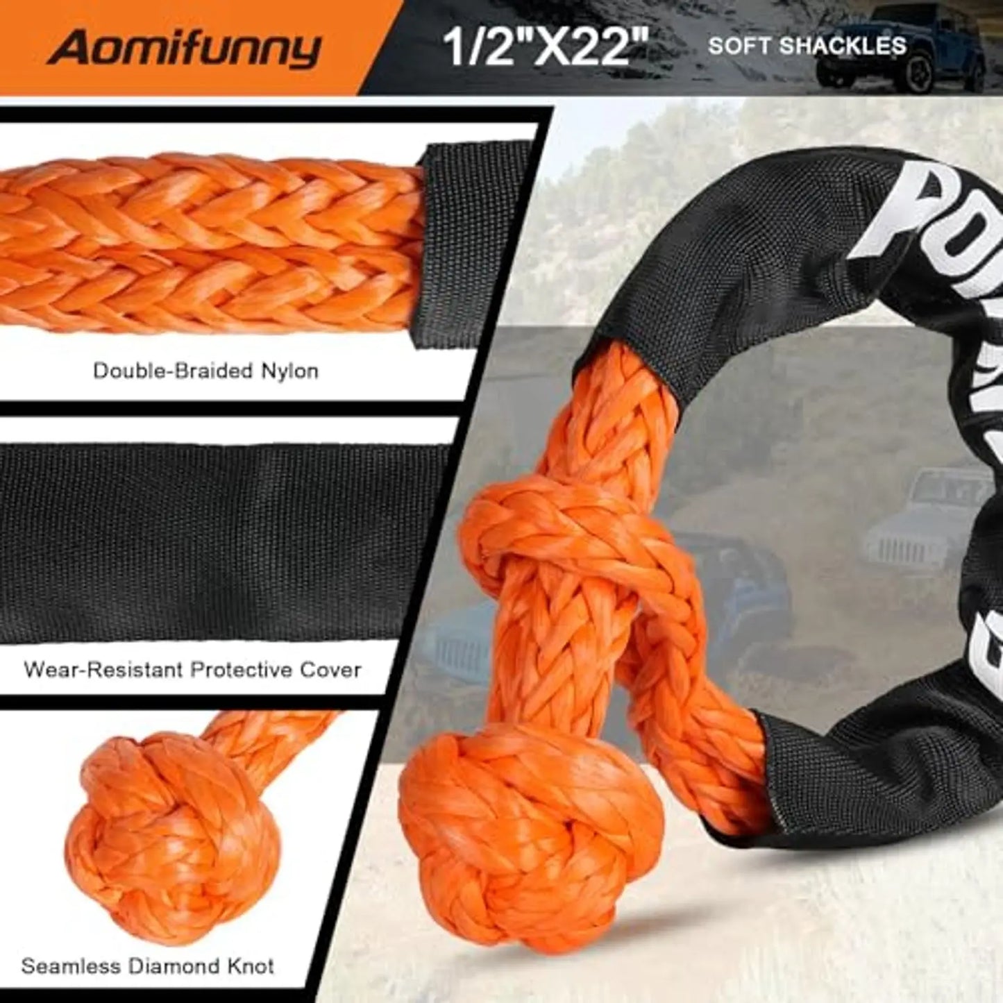 When you push your limits off-road, this kinetic recovery tow rope is ready to back you up, delivering power, control, and peace of mind when recovery gets tough.