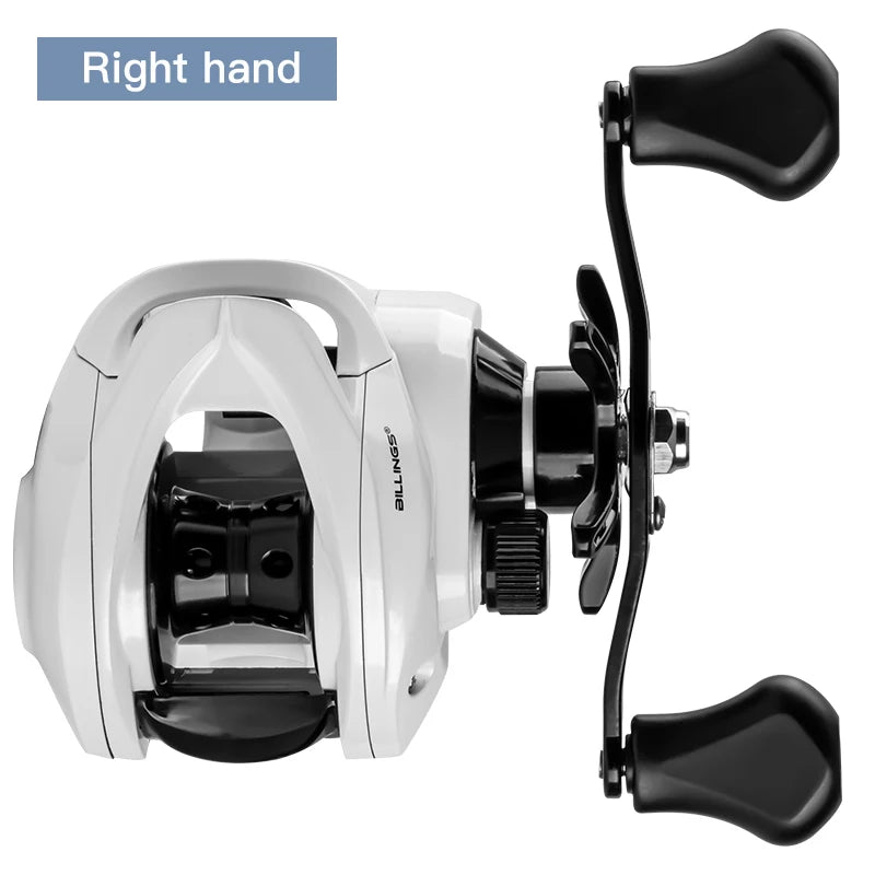 BILLINGS Baitcasting Reel 8KG Max Drag 6.3 To 1 Gear Ratio for Fishing