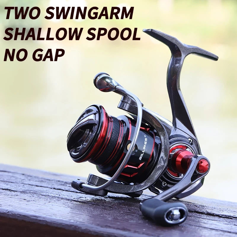 Billings Spinning Reel 6kg Max Drag 5 Plus 1BB Double Metal Spool