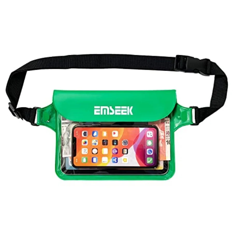 Waterproof Waist Pouch Dry Belt Bag Fanny Pack Keep Your Key Fob Wallet Kindle Phone Dry Perfect For Swim Surf Snorkel