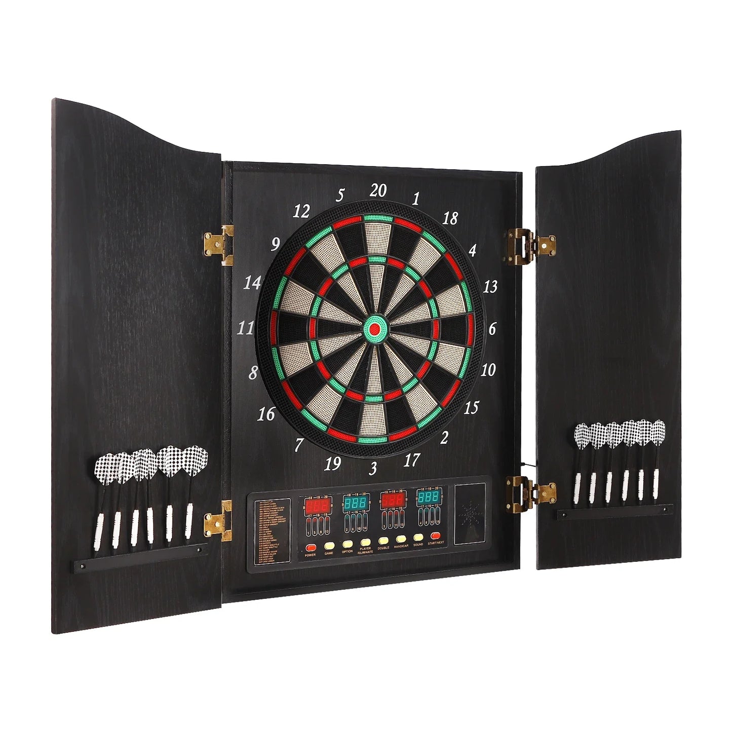 Dartboard Cabinet Set Dart Board Electronic Scoreboard Dart Machine Cabinet
