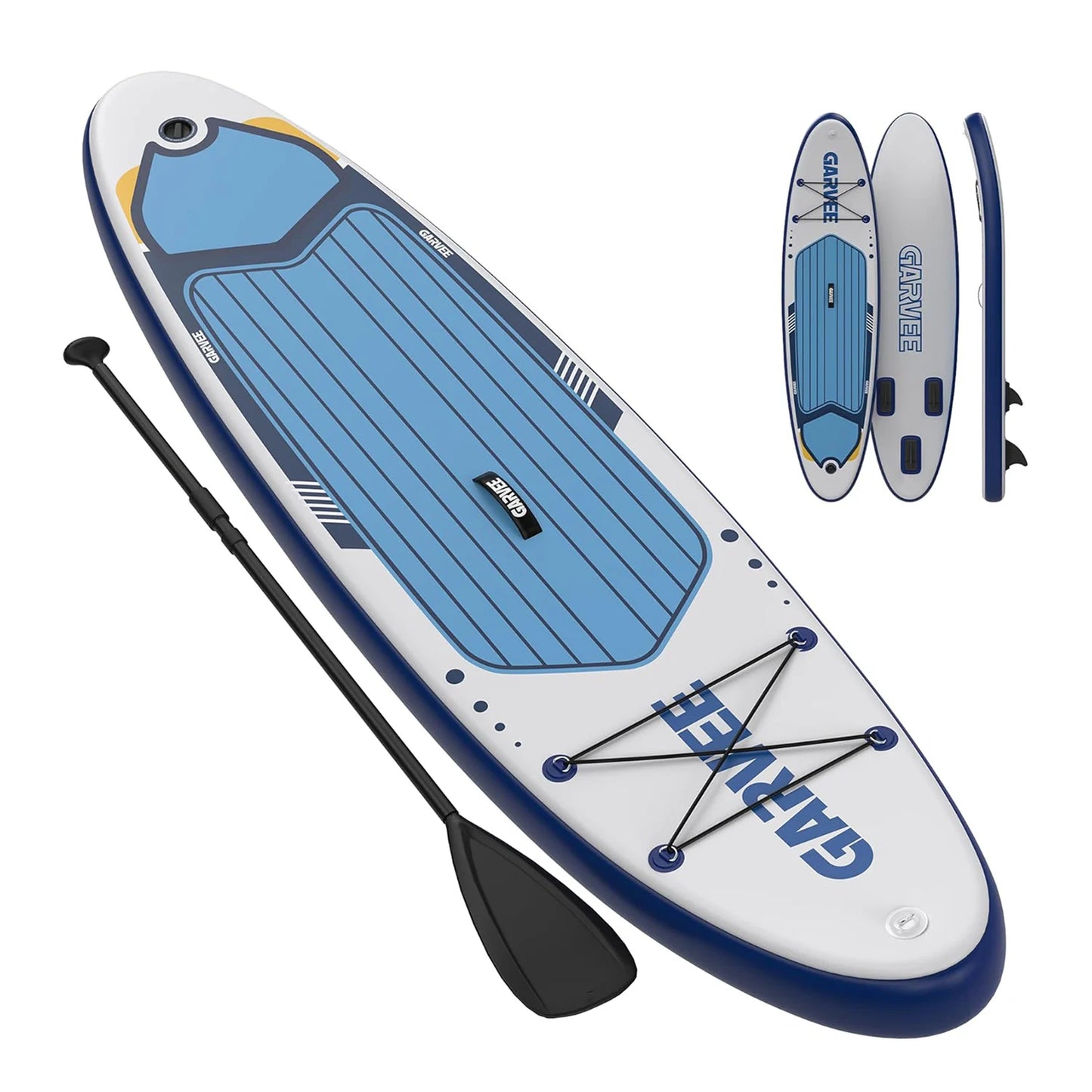 Inflatable Paddle Board for Adult, 10.6ft x 32"/ 11ft x 34" Extra Wide Inflatable Stand Up Paddle Board with Kits, for Sea Lakes