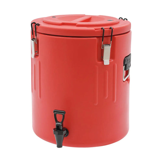 Insulated Beverage Dispenser 15.5 L/4 Gal, Stainless Steel Ice and Hot Drink Containers 0-100℃/32-212°F Portable Water Cooler Ho