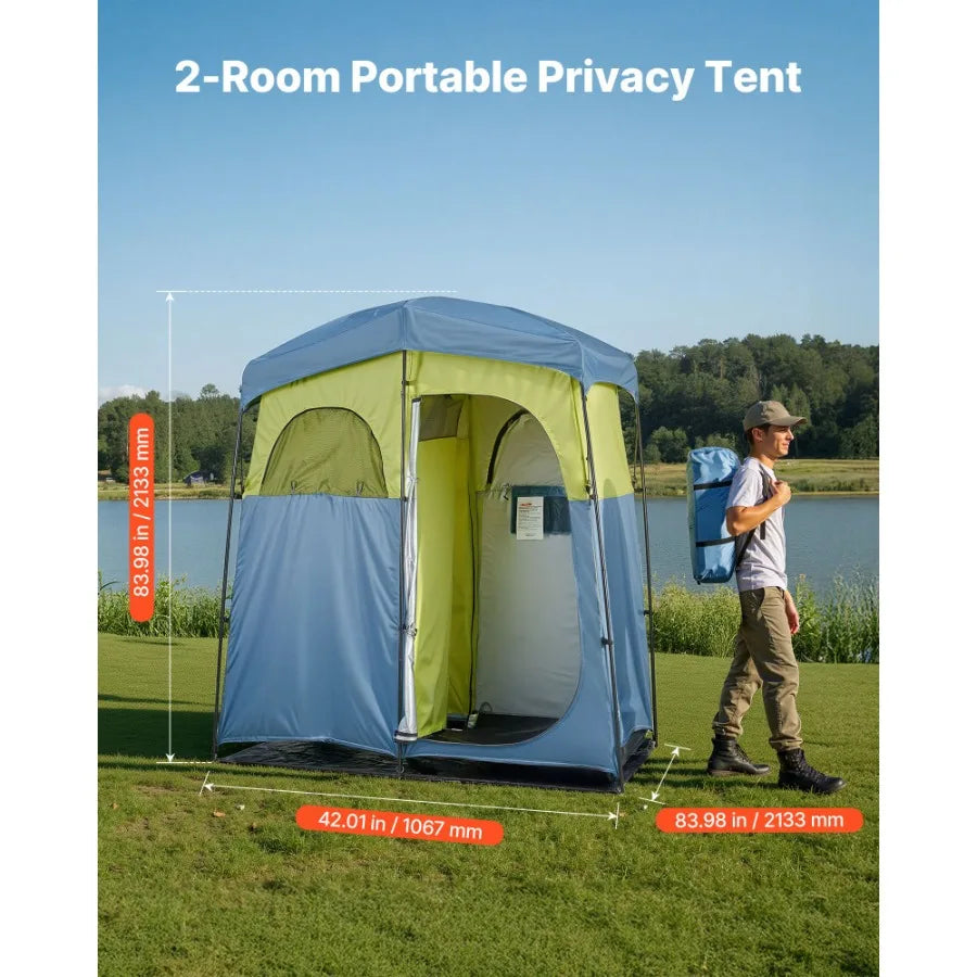 Transform your outdoor experience with a private, weather-resistant solution for showering and changing anywhere you go.