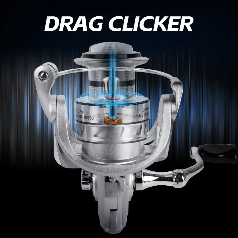 Billings Spinning Fishing Reel 14KG Max Drag 5.2 To 1 Gear Ratio