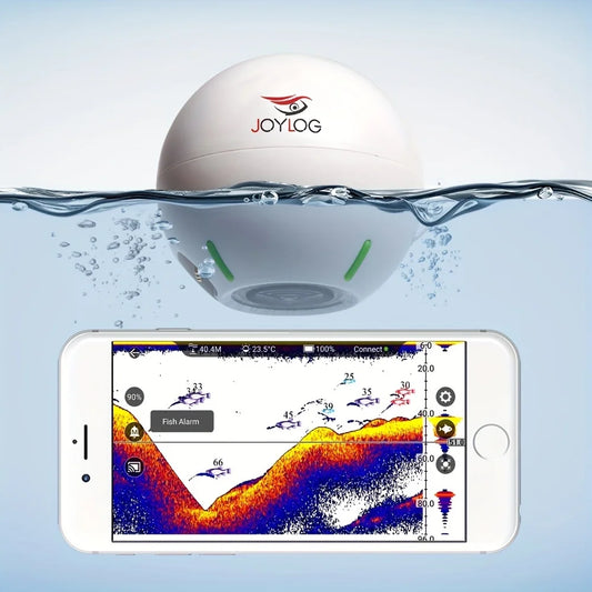Wireless Rechargeable Sonar Fish Finder for Bait Boat Carp Fishing 40m Depth