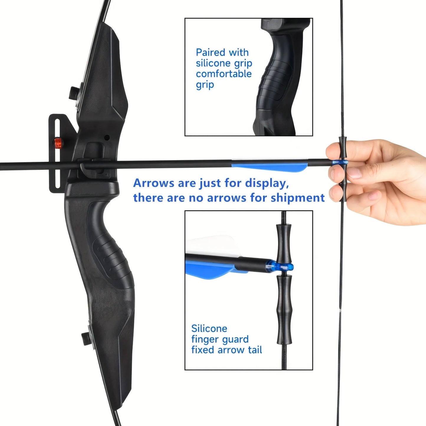 30lbs Recurve Bow Archery Bows Set for Adults Right Hands Bow Suitable for Beginner Teenagers Outdoor Hunting Target Practice