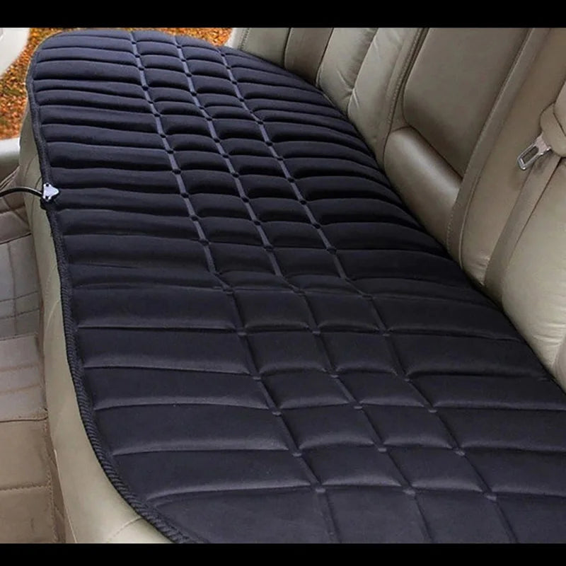 12V Car Rear Back Heated Heating Seat Cushion Cover Car Universal Winter Warming Heater Protector Mat Accessories