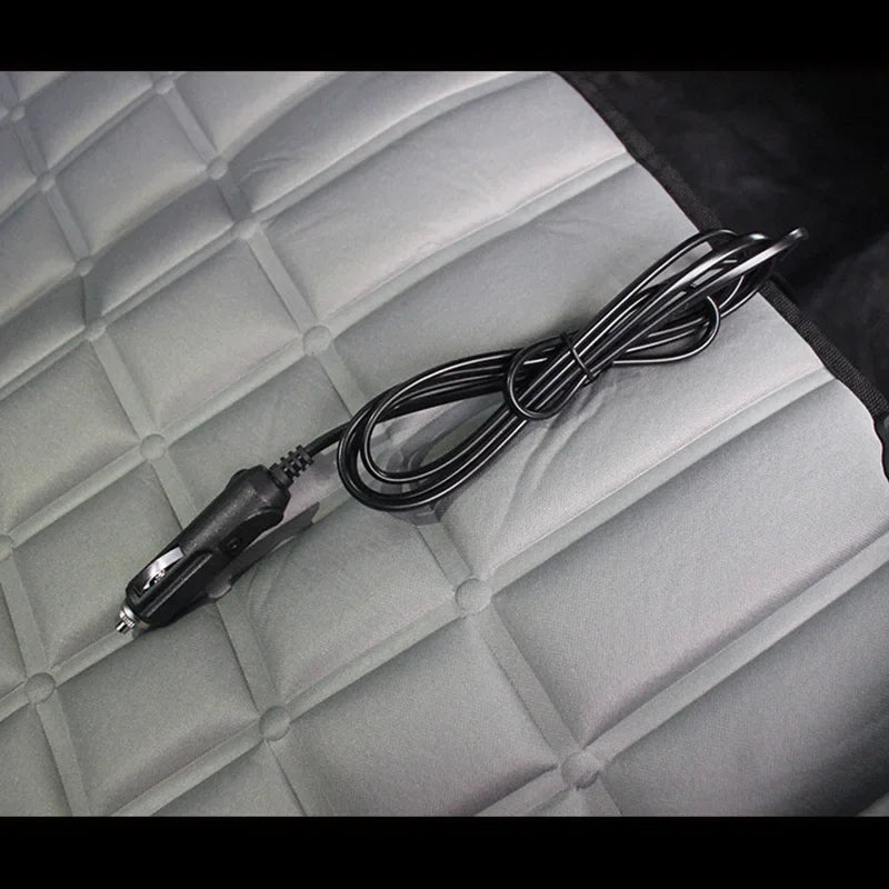 12V Car Rear Back Heated Heating Seat Cushion Cover Car Universal Winter Warming Heater Protector Mat Accessories