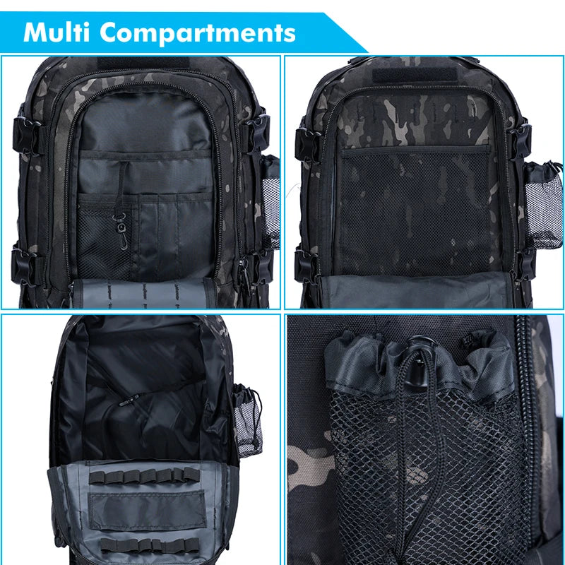 Tactical Backpack Military Army Daypack Assault Pack for Men Molle Backpacks Bug Out Bag 3 Day Pack for Hiking Camping Travel