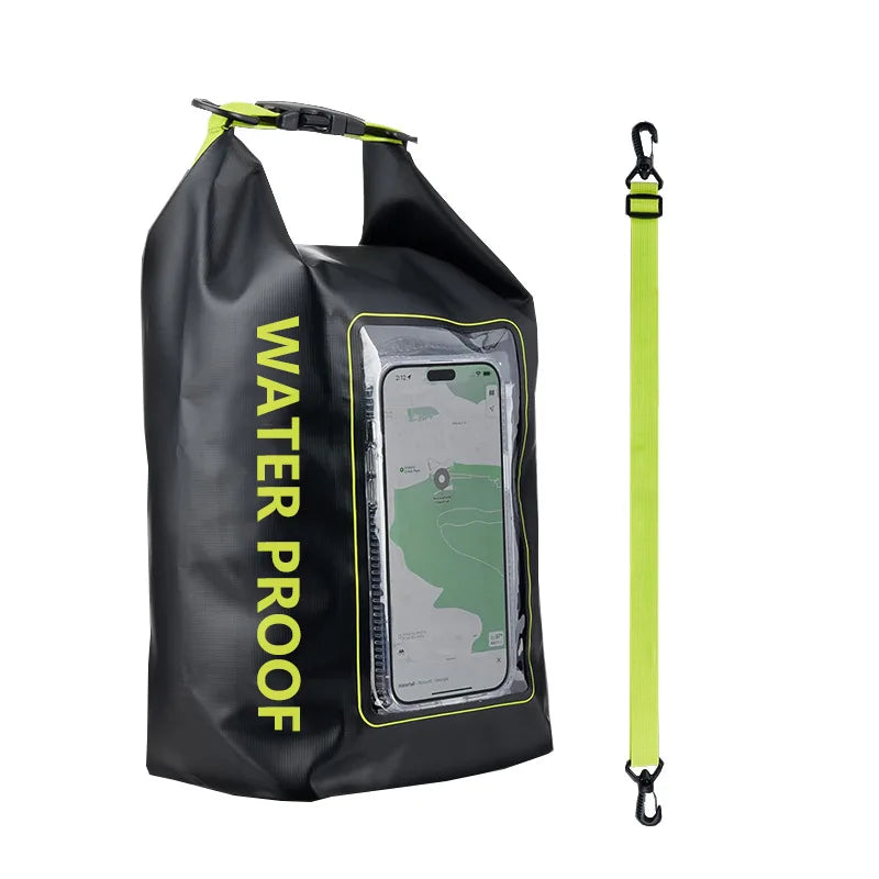 2L 5L Marine Dry Bag Waterproof PVC Bags Phone Touch Beach Canyoning Boating Diving Rafting Floating Kayaking Surf Shoulder Bag