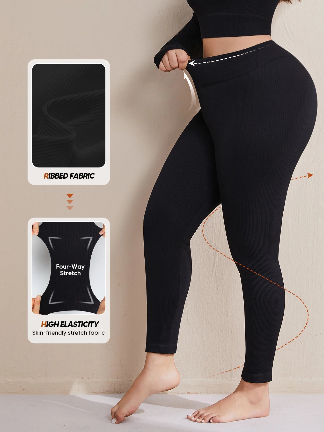 No See Through High Waisted Leggings For Women Tummy Control Yoga Pants