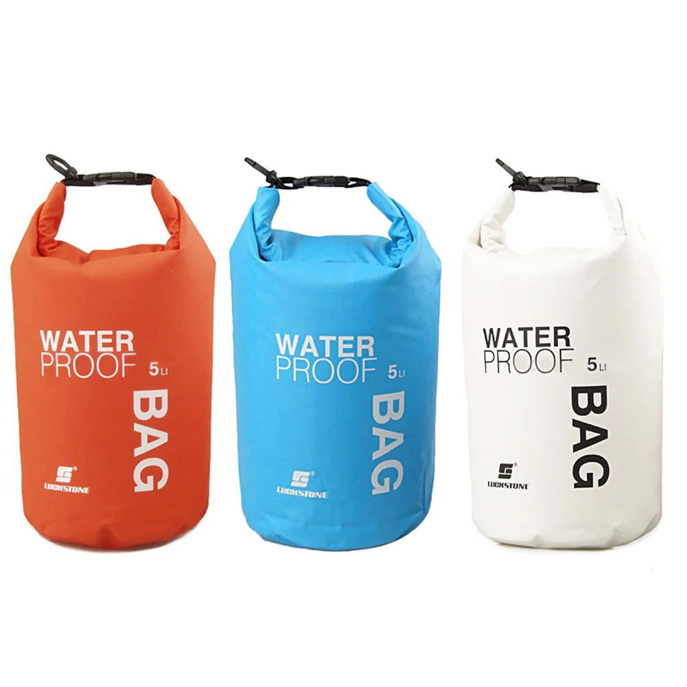 5L Waterproof Dry Bag Drifting Swimming Clothes Storage Bag Pack Ultralight Floating Boating Kayaking Water Bag Phone Case