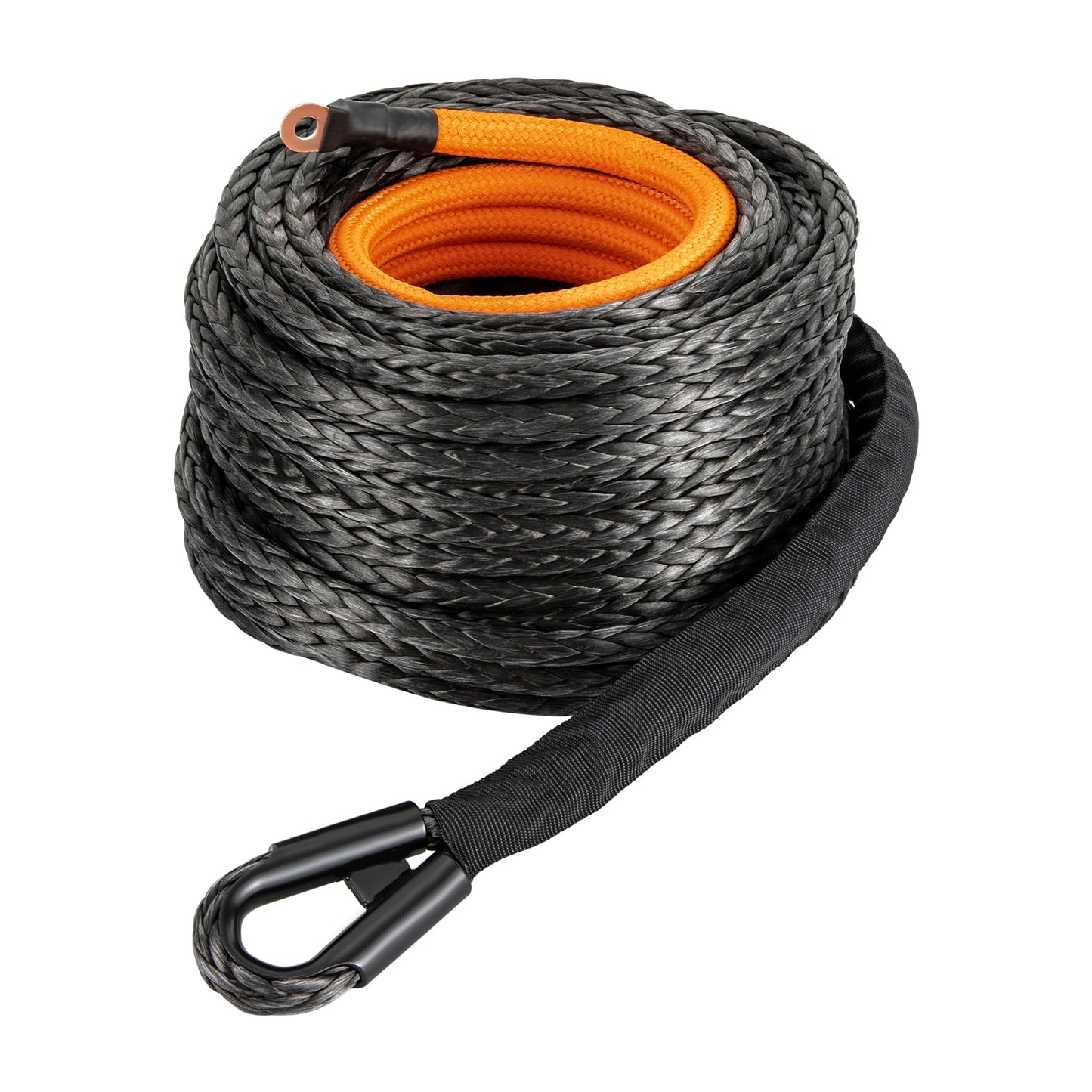 Winch Rope With Hook 92 Inch 31500 LB Strength For 4WD Off Road