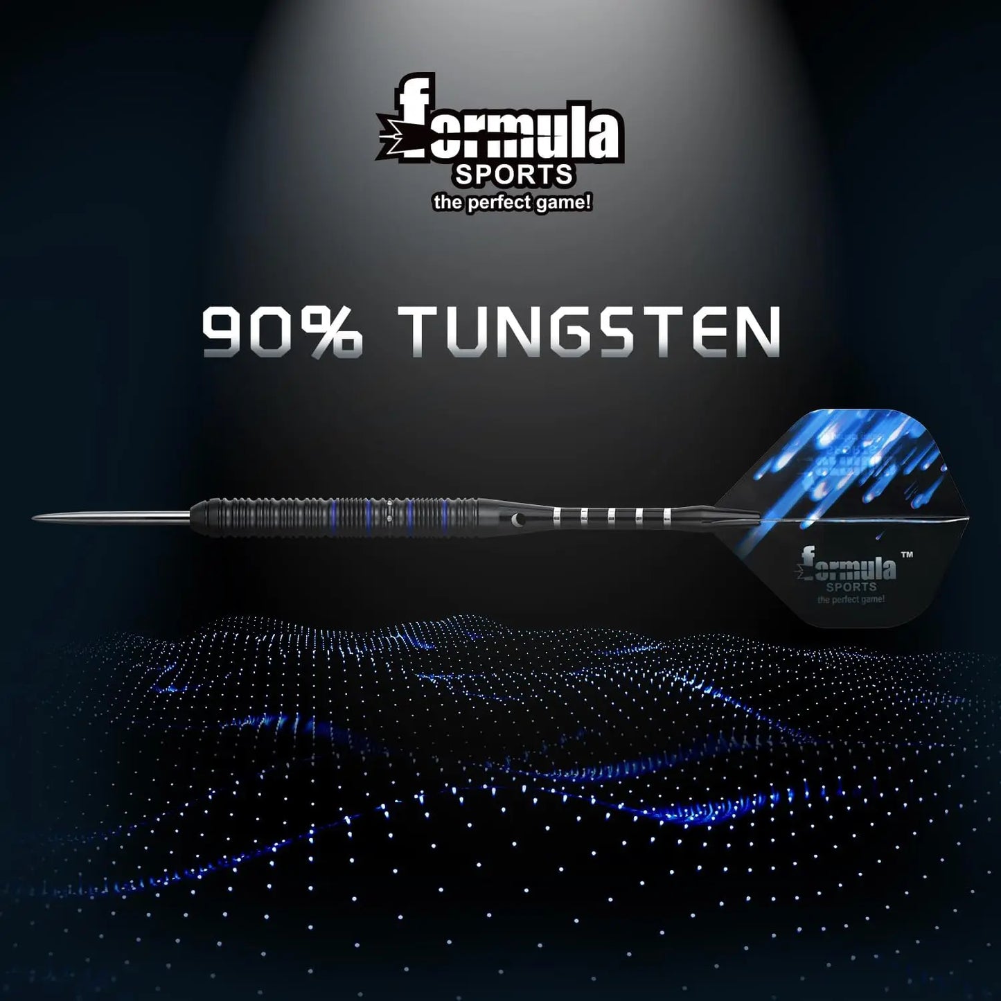 90% Tungsten Steel Tip Darts Set 21g-24g - Professional Darts with Flights, Shafts & Sharpener
