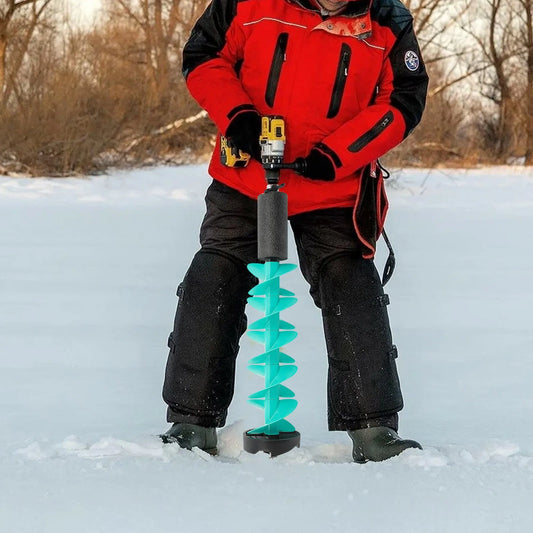Ice Fishing Auger, Ice Drill Auger, Ideal for outdoor ice fishing and ice camping, Lightweight at 2.87 lbs for easy portability