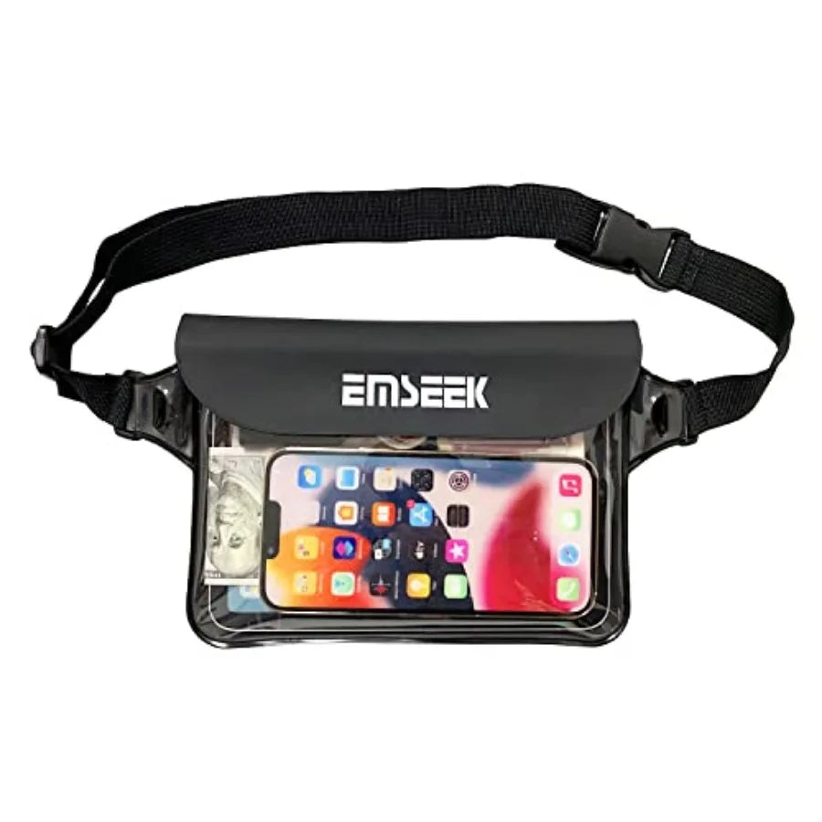 Waterproof Waist Pouch Dry Belt Bag Fanny Pack Keep Your Key Fob Wallet Kindle Phone Dry Perfect For Swim Surf Snorkel
