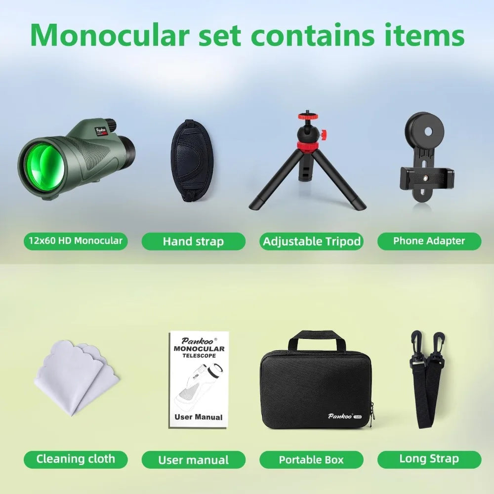 Experience faraway clarity in a palm-sized monocular you can pair with your phone.
