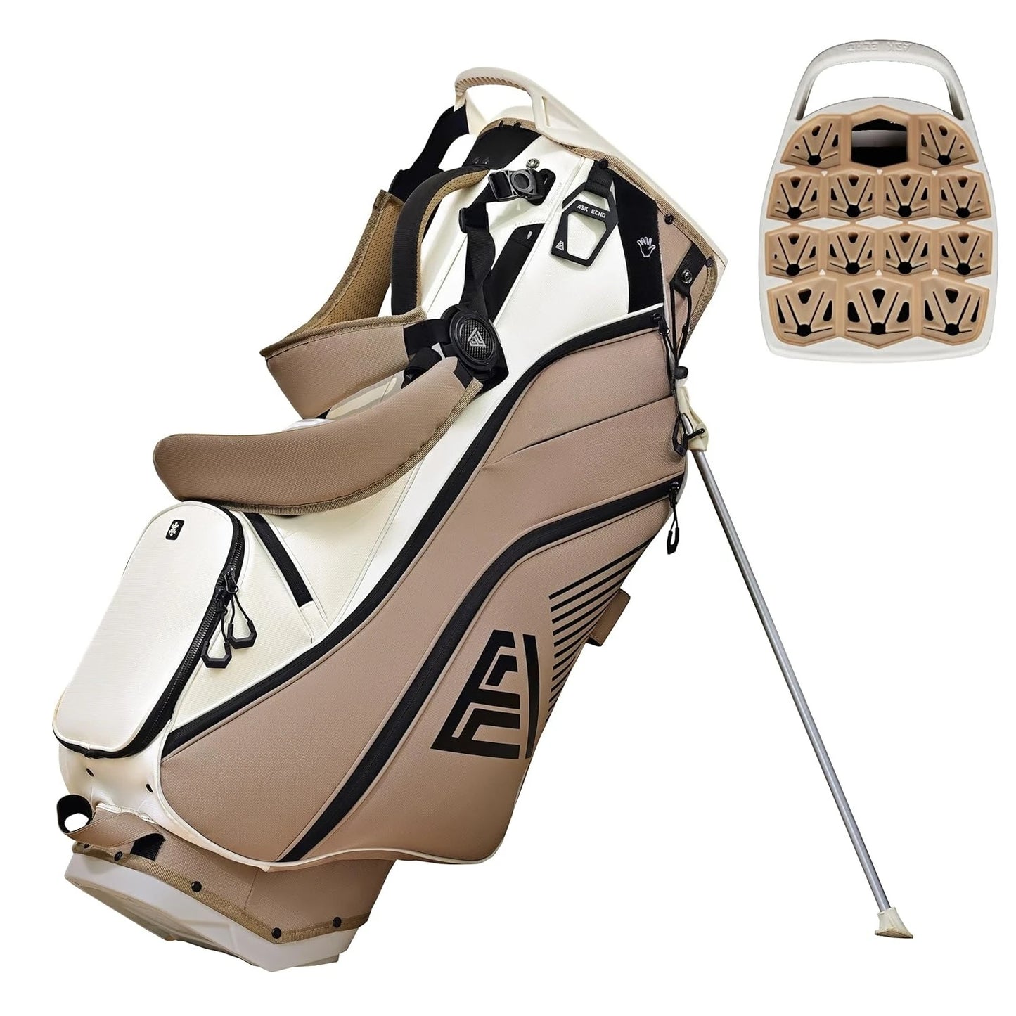 ST-Lock Mecha 14 Way Dividers Quiet Hybrid Stand Bag for Men & Women, Customized