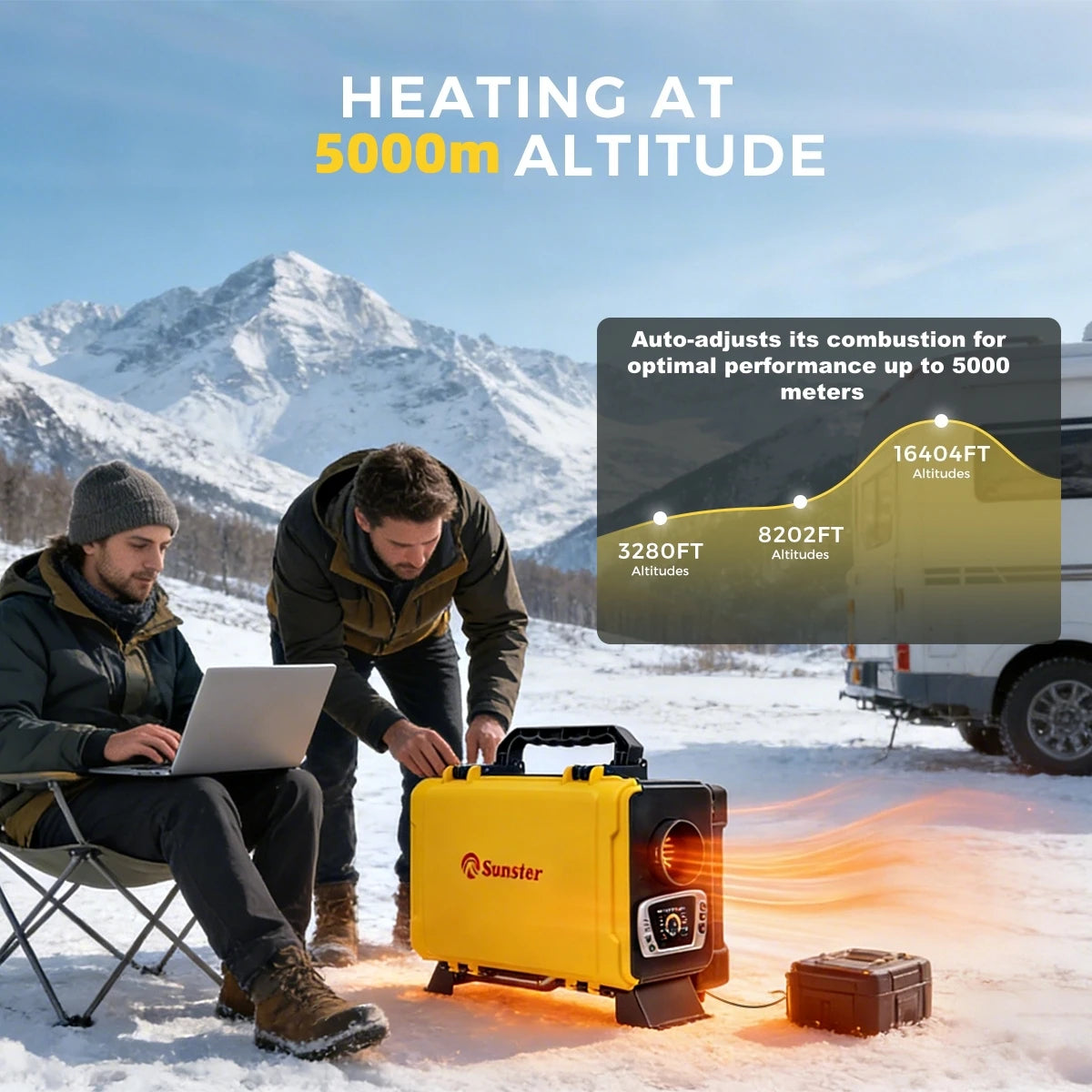8KW 12V/220V Toolbox Diesel Air Heater Ultra Quiet Diesel Parking Heater With Fast Heat Mode/Display For Factory Trailer Garage