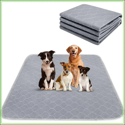 Extra Large 60"x48" Washable Dog Pee Pads, Heavy Absorbency Waterproof Non-Slip Training Pads, Reusable Up to 300 Washes