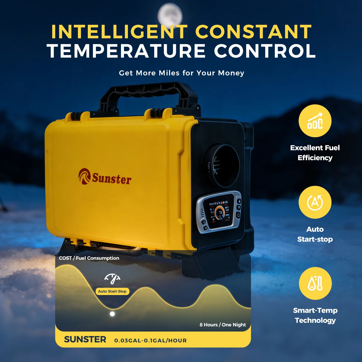 8KW 12V/220V Toolbox Diesel Air Heater Ultra Quiet Diesel Parking Heater With Fast Heat Mode/Display For Factory Trailer Garage