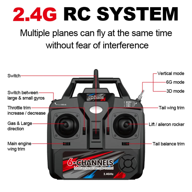 Take flight effortlessly with this ready-to-fly remote controlled aircraft designed for exceptionally smooth handling and impressive aerial maneuvers during your outdoor sessions.