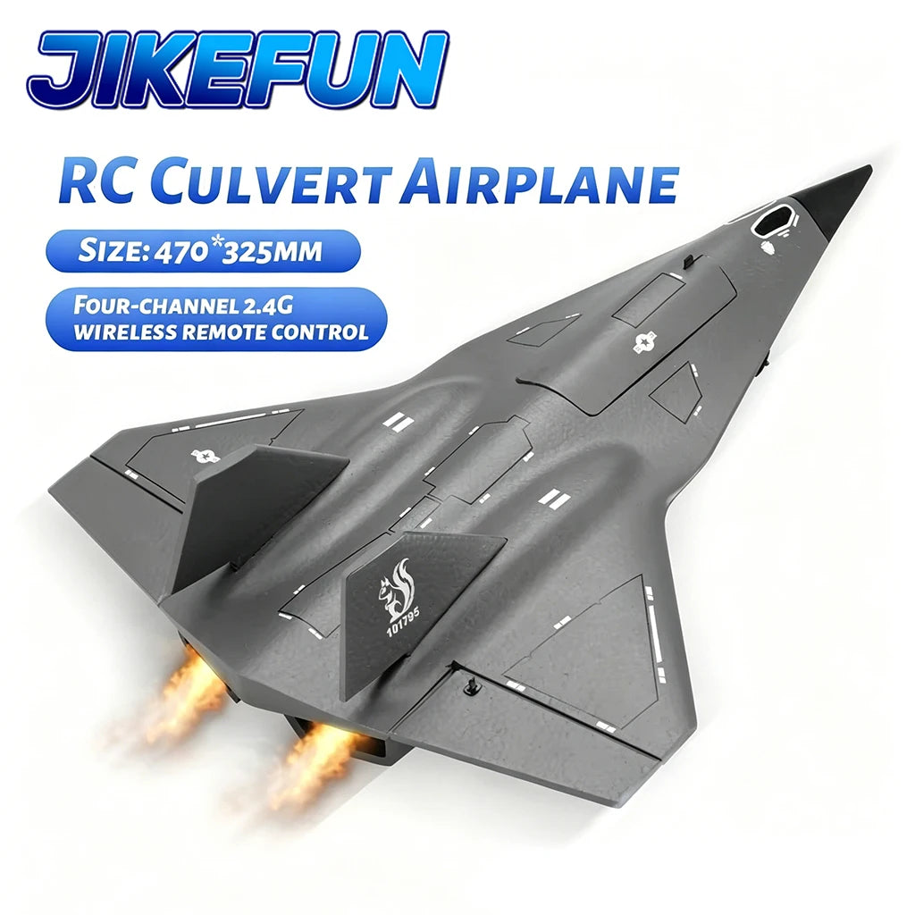 You can conquer the skies with absolute confidence aboard this agile four-channel remote control aircraft, specifically designed for smooth and thrilling aerial adventures.