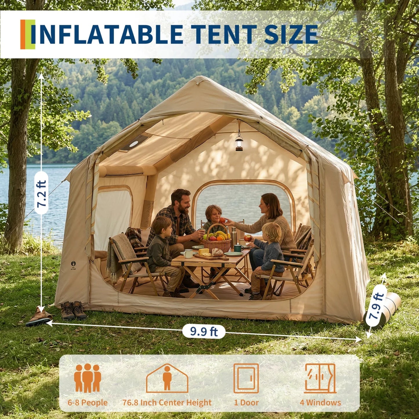 Discover the ultimate outdoor shelter designed for your next family adventure with ease and comfort.