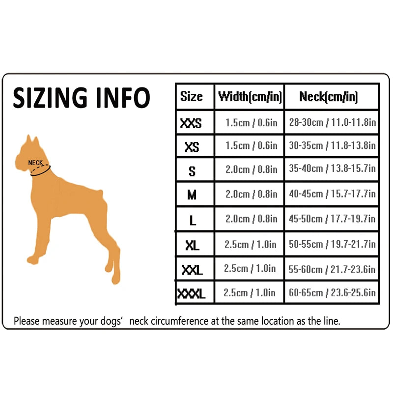 Winhyepet Padded Nylon Dog Walking Collar Reflective Buckle 11 Colors