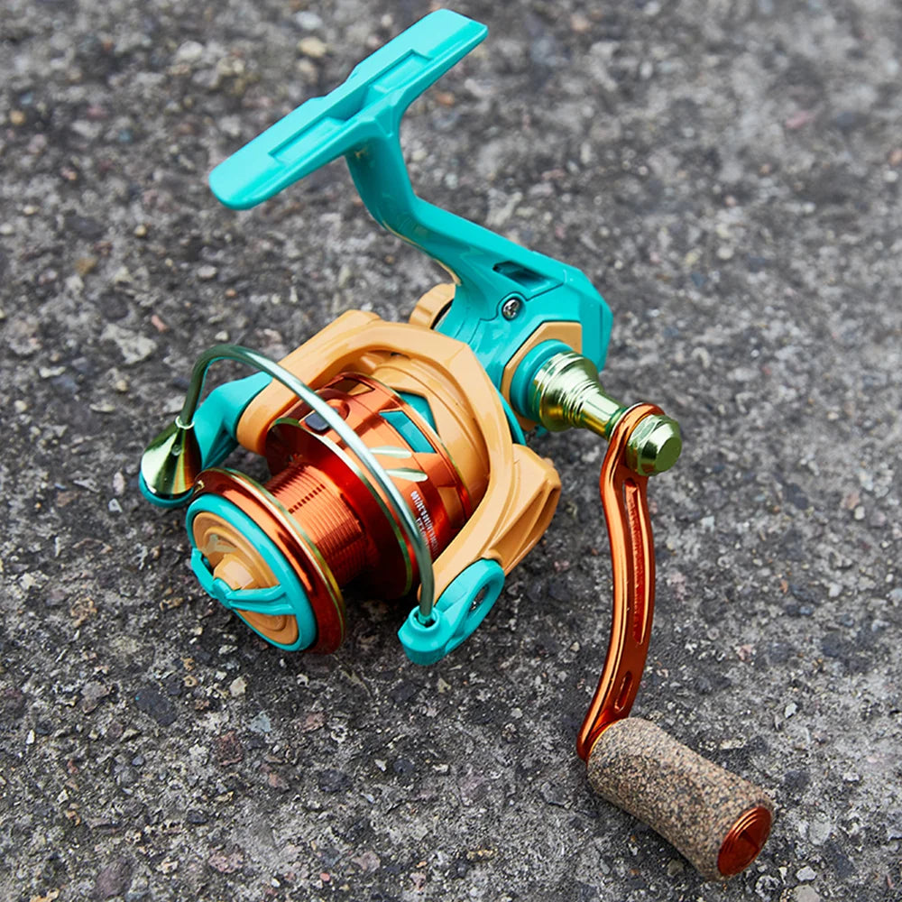 Spinning Fishing Reel 10KG Max Drag 5.2 to 1 Gear Ratio Metal Spool