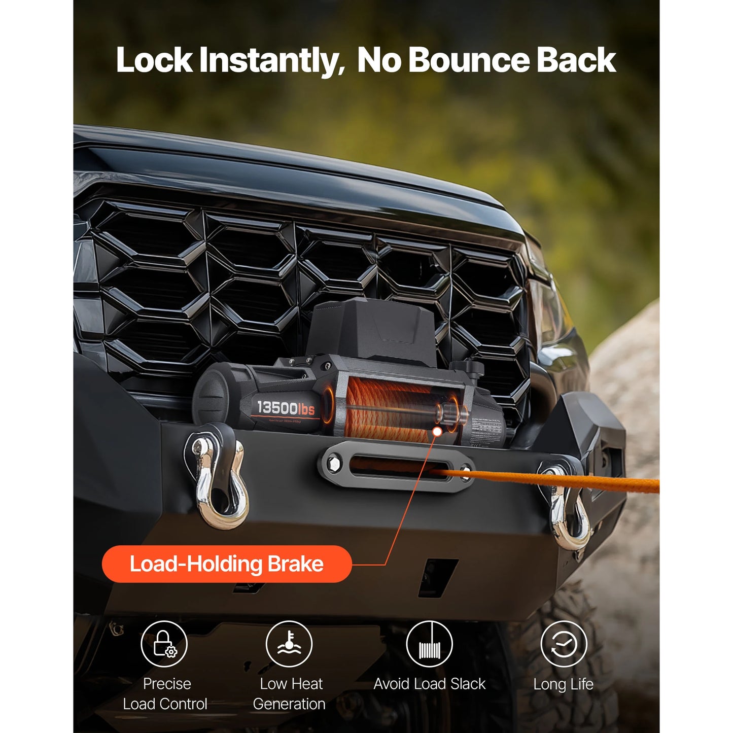 Take control of every rough trail with this powerful electric winch that brings vehicles back from mud and sand.